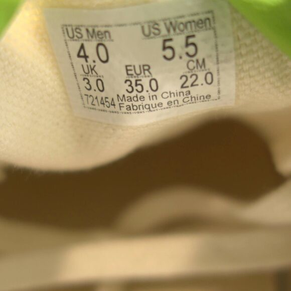 Vans Era Sneaker Chenille Check US Women Size 5.5 - Picture 7 of 7